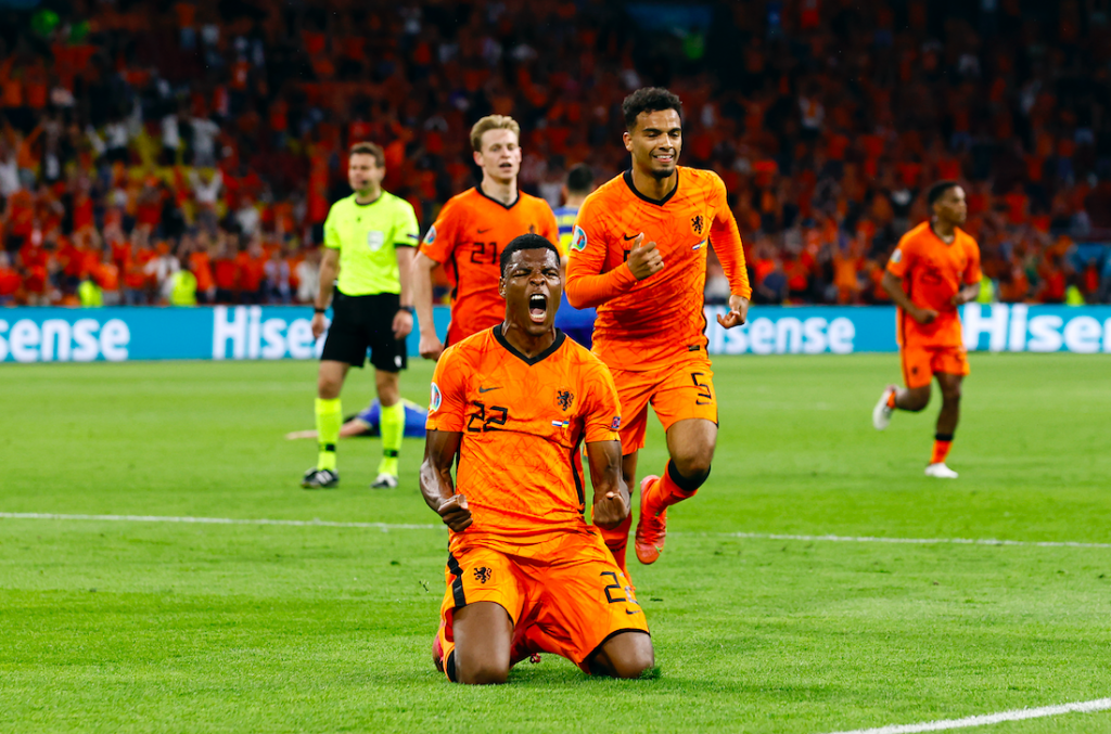 Oranje verslaat Oekraïne met 3-2