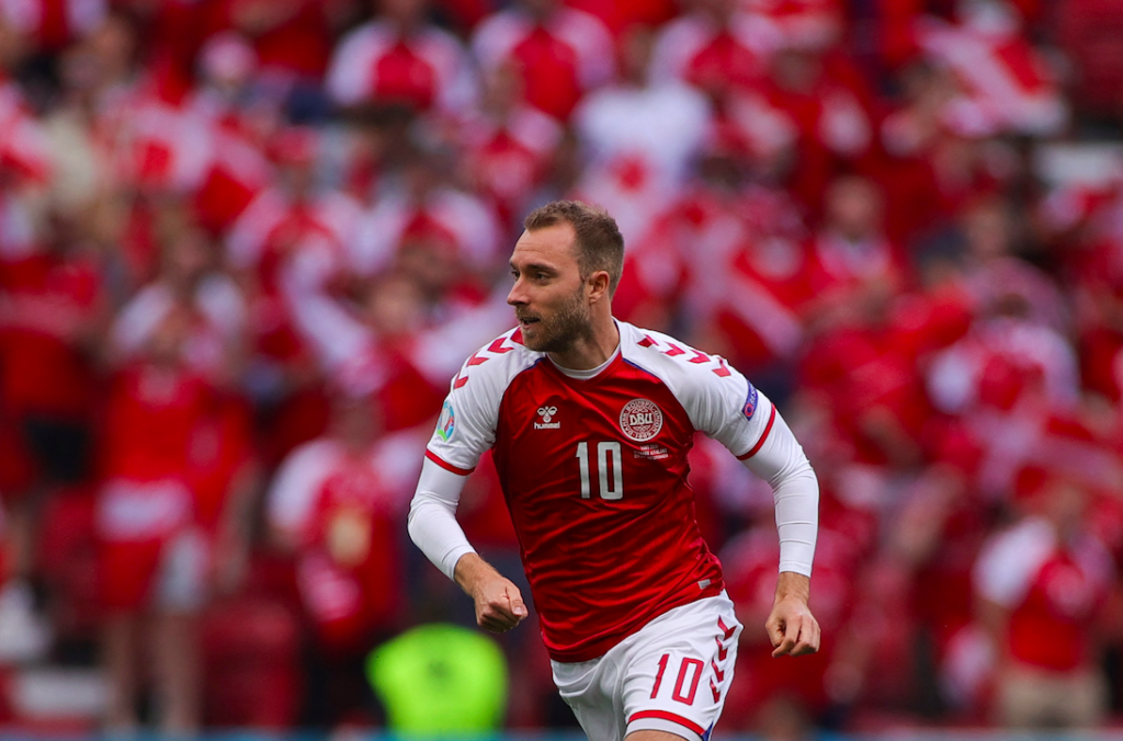 Voetballer Christian Eriksen laat van zich horen