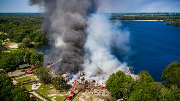 Grote brand in Safaripark Beekse Bergen