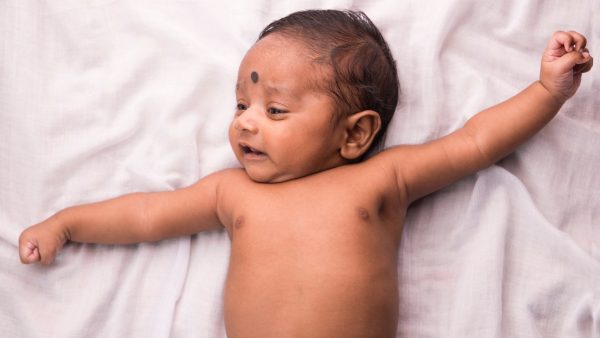 baby ganga gevonden op de ganges