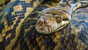 Thumbnail voor Ontsnapte python springt uit wc-pot en bijt man in edele delen