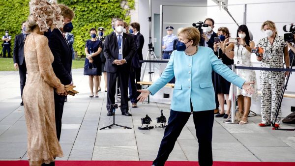 Merkel ontvangt koningspaar voor het laatst als bondskanselier