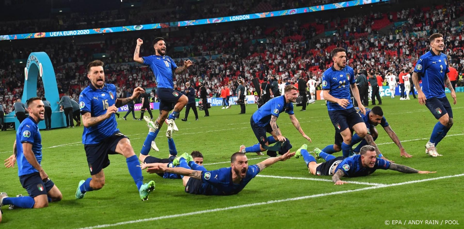 zondag Ruim 4,1 miljoen mensen zien Italië EK-finale winnen