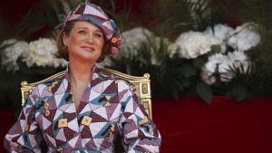 Thumbnail voor 'Nieuwe' prinses Delphine voor het eerst aanwezig op Belgische feestdag