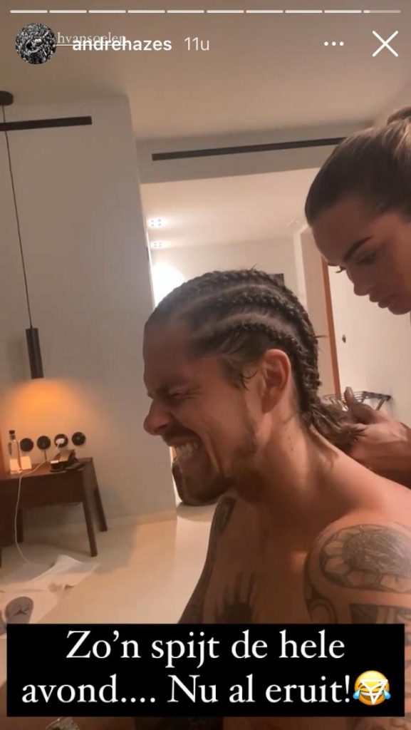 Cornrows van korte duur bij André Hazes: 'Wat een hel'