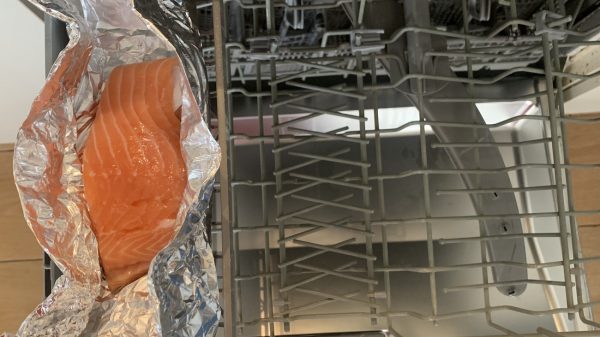 Vaat maar lekker gaan: zalm uit de vaatwasser