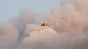 Thumbnail voor Grieks eiland Rhodos deels zonder stroom door natuurbranden