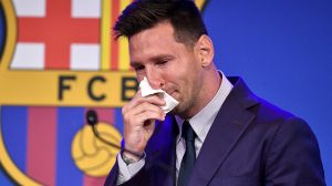 Thumbnail voor Messi in tranen om afscheid FC Barcelona: 'Ik dacht dat ik zou blijven'