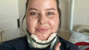 Thumbnail voor Celeste (27) onderging tweede levensreddende operatie: 'We hadden geen geld meer'