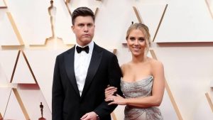 Thumbnail voor Echtgenoot Scarlett Johansson bevestigt dat ze samen een kindje verwachten