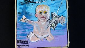 Thumbnail voor Blote baby, nu dertiger, klaagt erven Nirvana aan wegens iconische albumcover