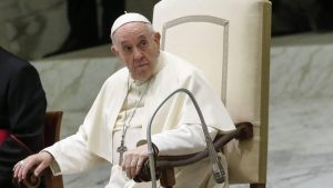 Thumbnail voor Paus vergist zich en citeert Poetin in plaats van Merkel
