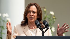 Thumbnail voor Kamala Harris reageert op abortuswet Texas: 'Totale aanval op de gezondheid rond de zwangerschap'