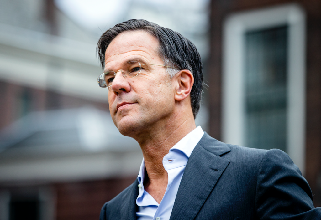 Demissionair premier Rutte