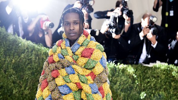 ASAP Rocky met gala sprei