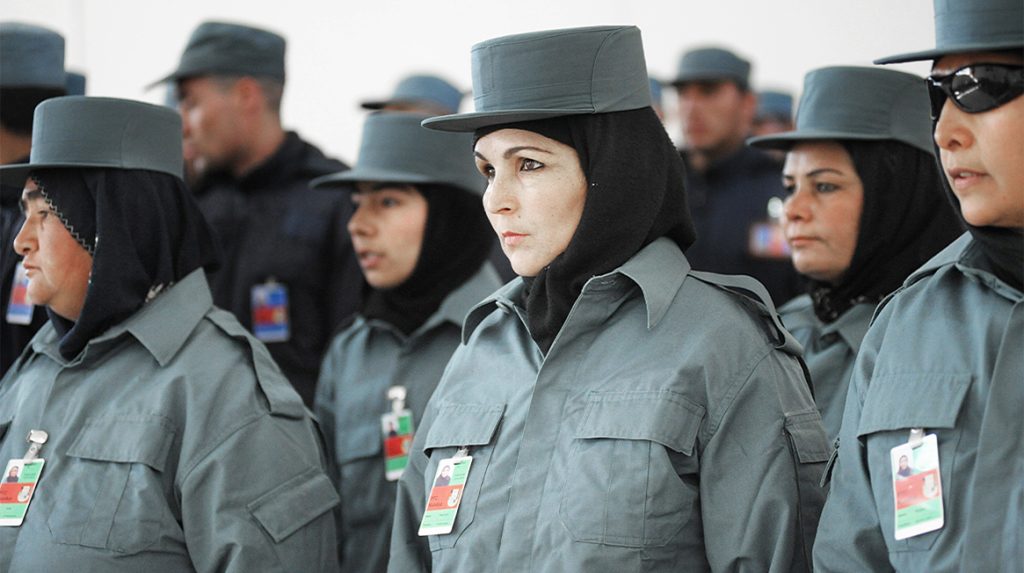 Afghaanse politievrouwen