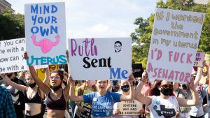 Thumbnail voor Tienduizenden mensen protesteren tegen abortus-verbod in Verenigde Staten