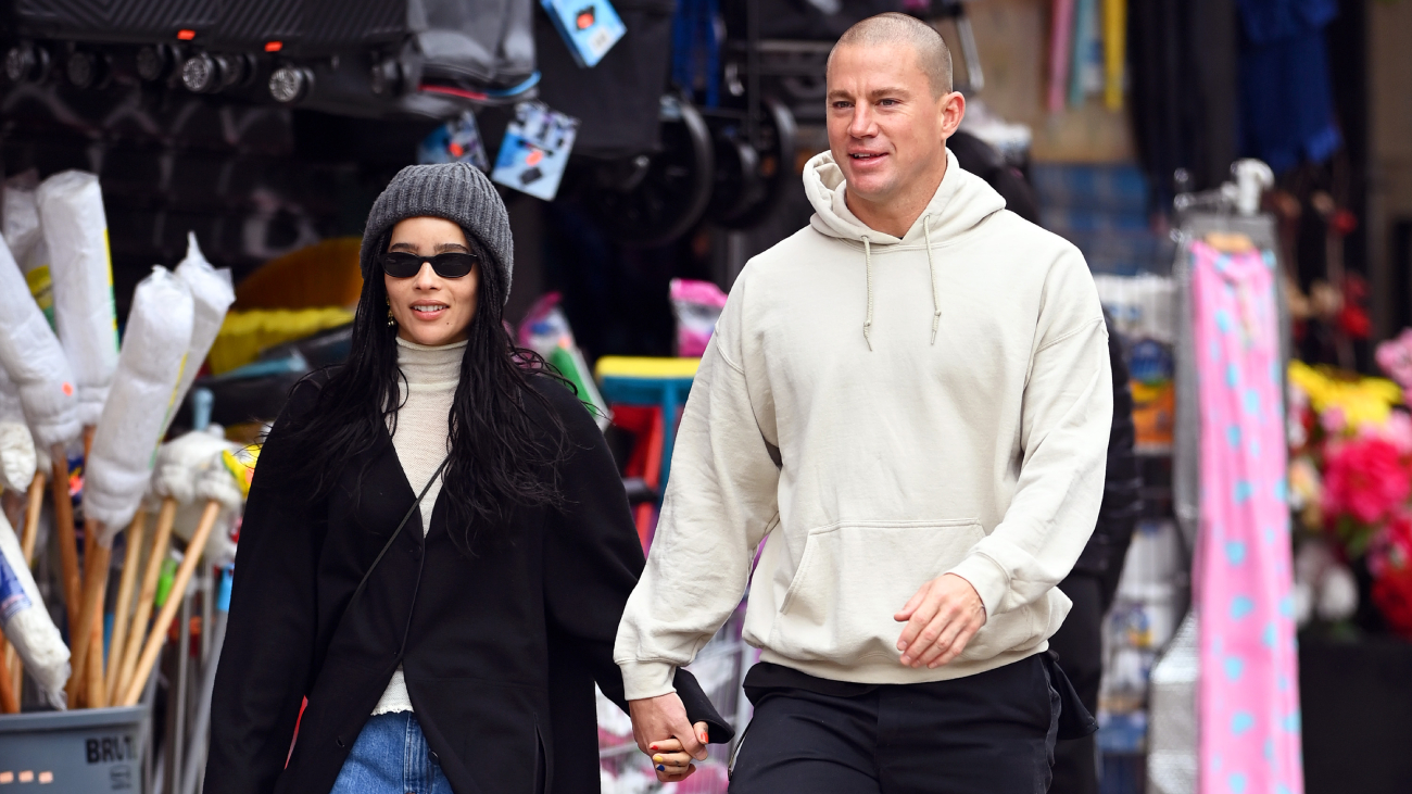 Dus tóch? Channing Tatum en Zoë Kravitz hand in hand gezien tijdens wandeling