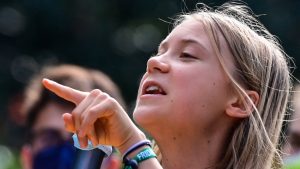 Thumbnail voor Greta Thunberg belooft ‘scheldwoordneutraal’ te worden