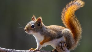 Thumbnail voor Albert fotografeerde een eekhoorn met klein winkelwagentje en de foto's daarvan gaan viral