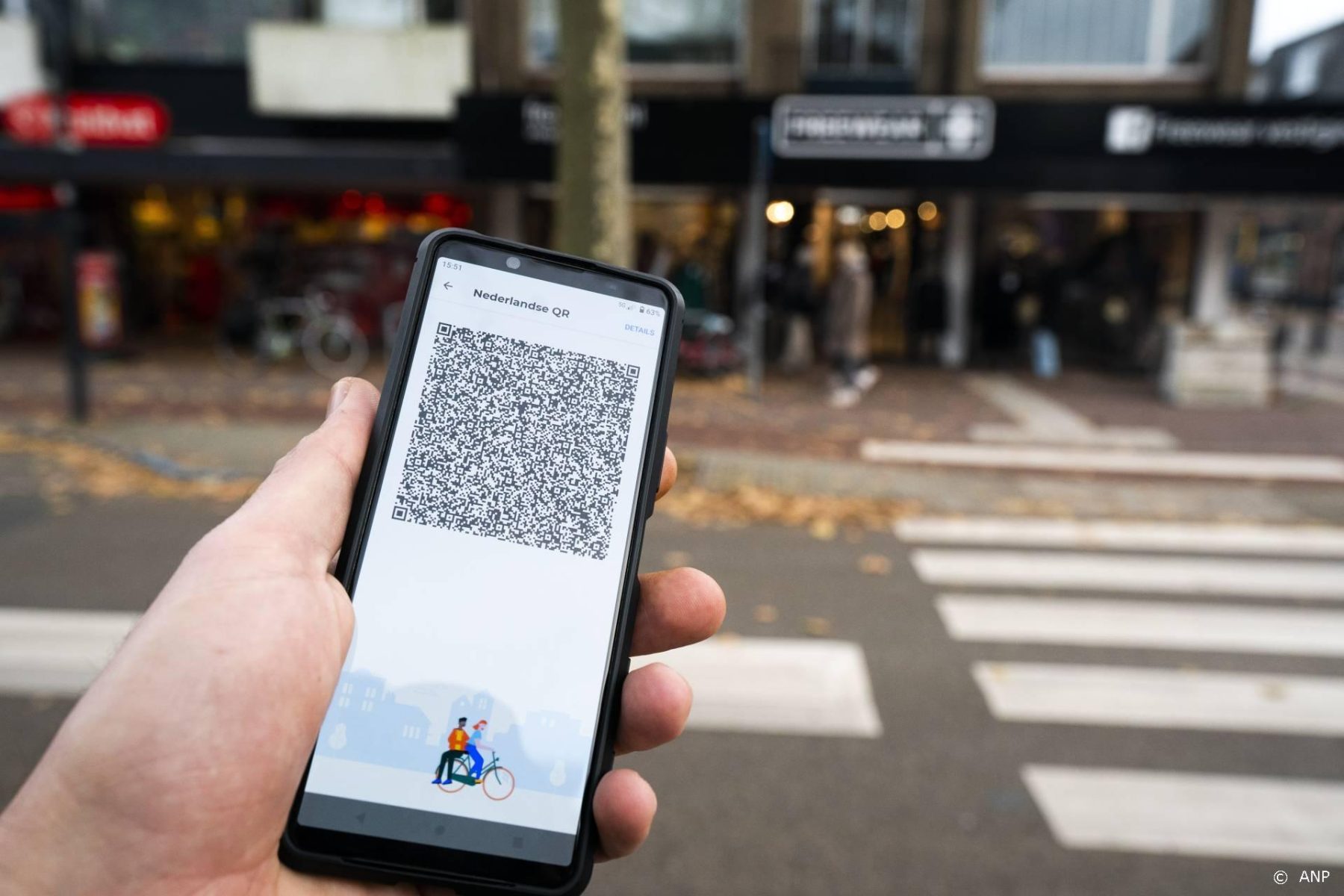 Toch QR-code voor mensen die zich niet kunnen laten inenten