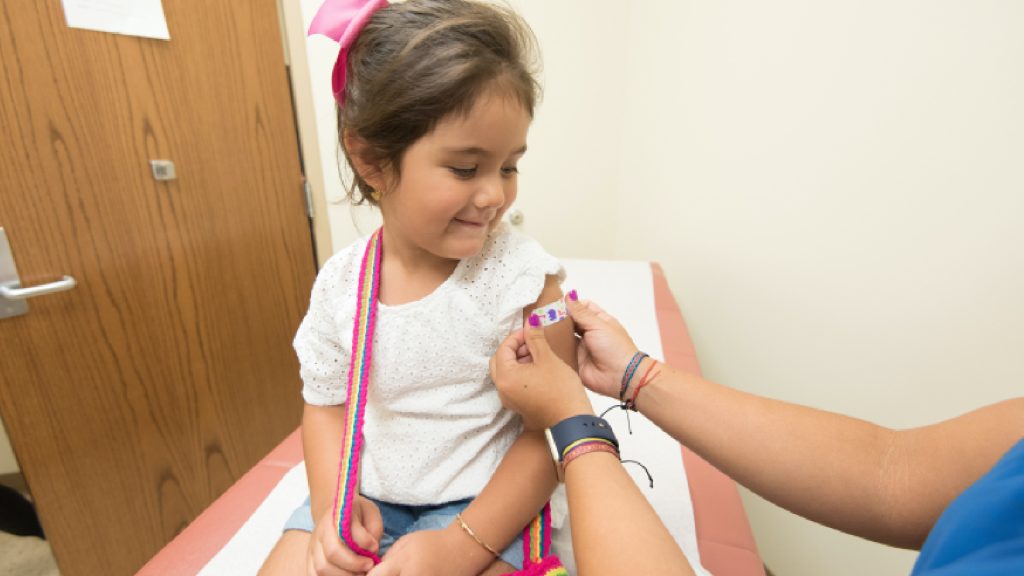 vaccineren kinderen tussen 5 en 12