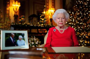 Thumbnail voor Eerste kersttoespraak voor koningin Elizabeth zonder haar Philip