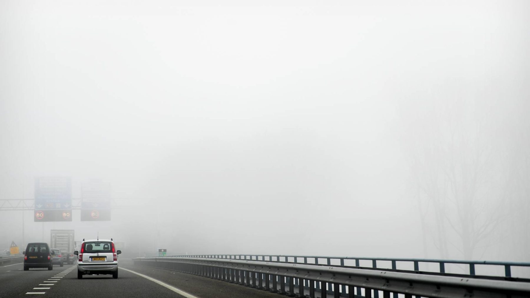 Code geel in Zuid-Limburg wegens dichte mist