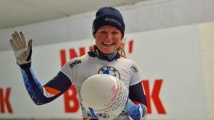 Thumbnail voor Kimberley Bos doet met skeleton mee aan de Olympische Winterspelen: 'Als ik win, wordt het gekkenhuis'
