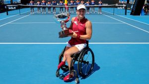 Thumbnail voor Onverslaanbaar: rolstoeltennisster Diede de Groot wint Australian Open voor vierde keer