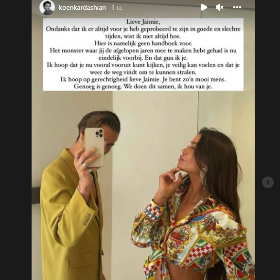 Bestie Koen Kardashian spreekt zich ook uit over Jaimie Vaes 'Genoeg' LINDA.nl