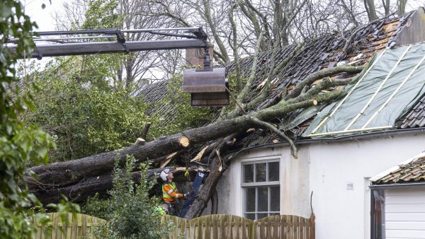 Minstens half miljard euro stormschade door Dudley, Eunice en Franklin