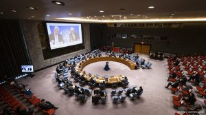Thumbnail voor VN Veiligheidsraad komt bijeen in spoedzitting rond Oekraïne