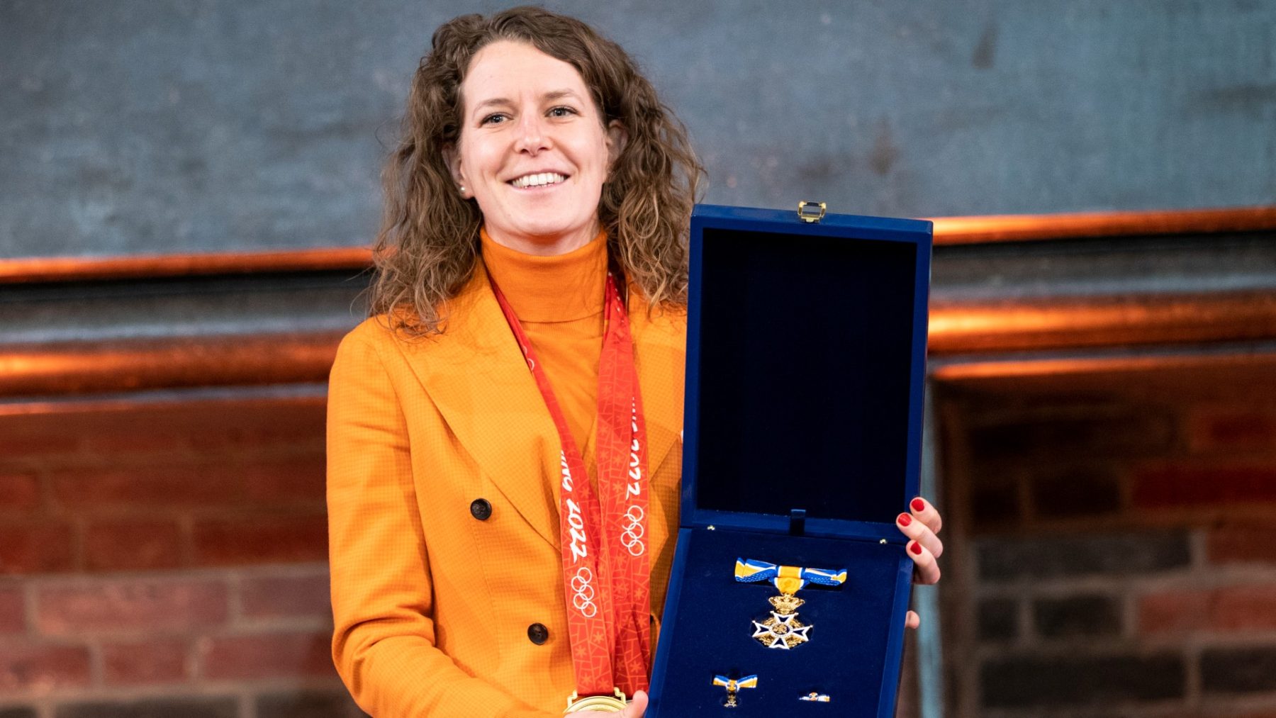 Ireen Wüst is als eerste sporter ooit benoemd tot 'Commandeur in de Orde van Oranje-Nassau'