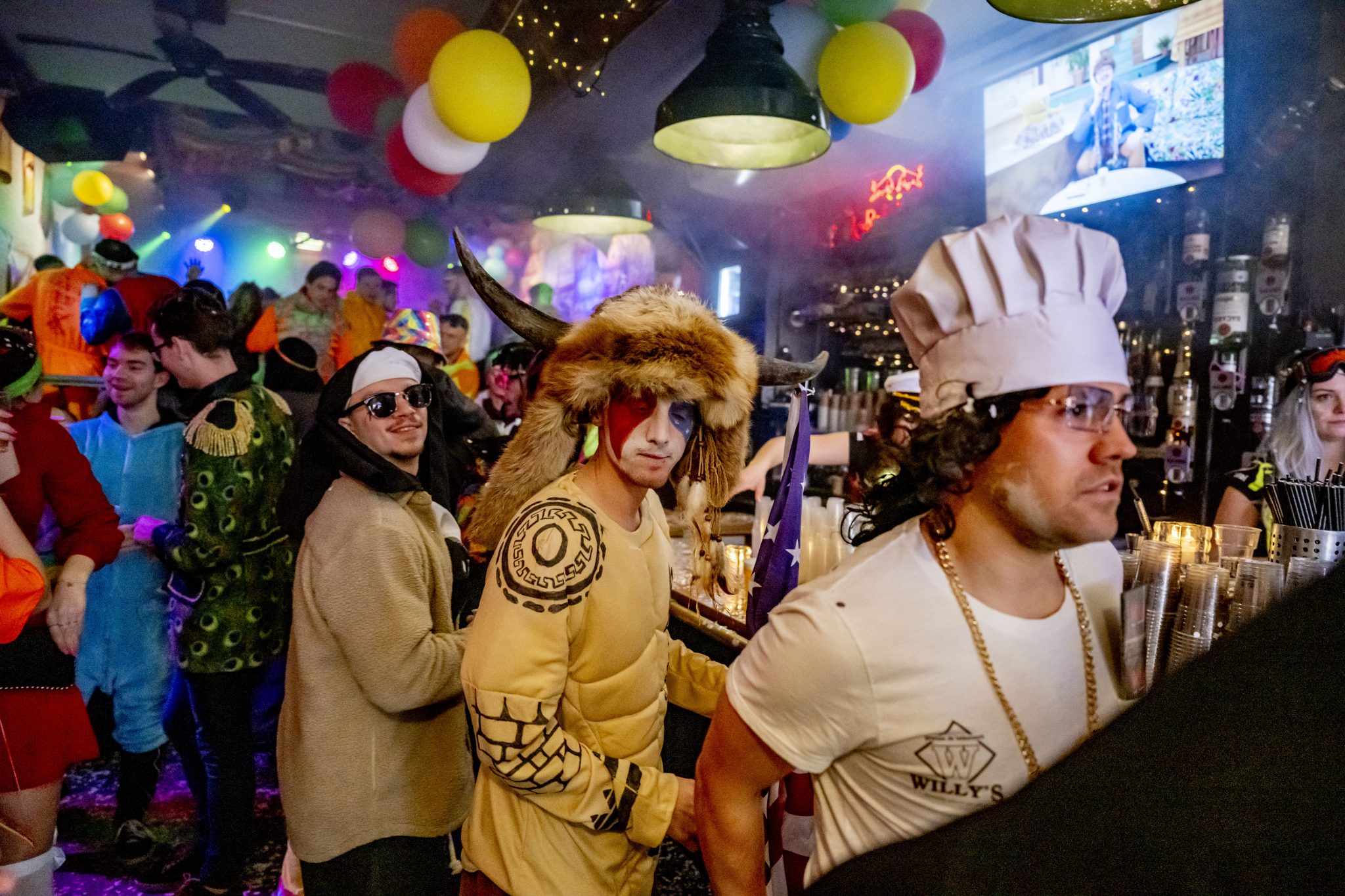 In beeld in het zuiden van het land wordt veel volop carnaval gevierd