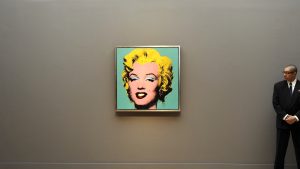 Thumbnail voor Dit wereldberoemde kunstwerk van Marilyn Monroe wordt geveild voor historisch hoog bedrag