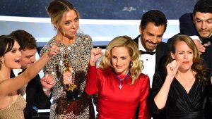Thumbnail voor 'CODA' met drie beeldjes grootste winnaar Oscars