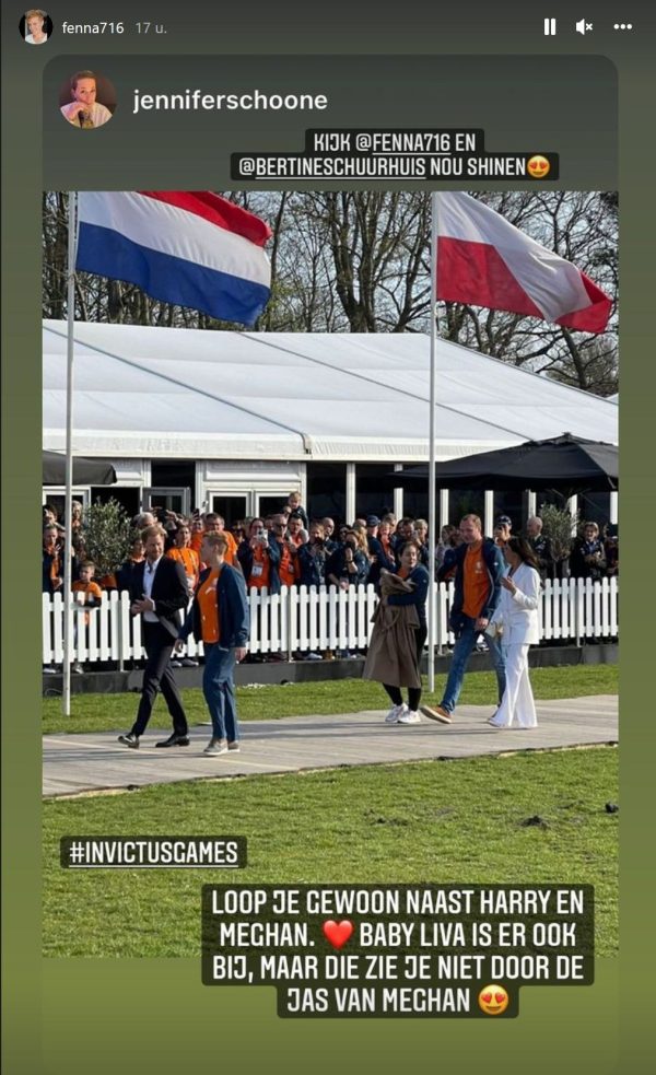 Foto Meghan die jas uitleent aan Nederlandse baby is wereldnieuws