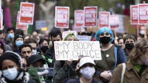 Thumbnail voor Duizenden Amerikanen protesteren voor recht op abortus