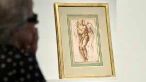 Herontdekte schets van Michelangelo geveild voor 23 miljoen euro