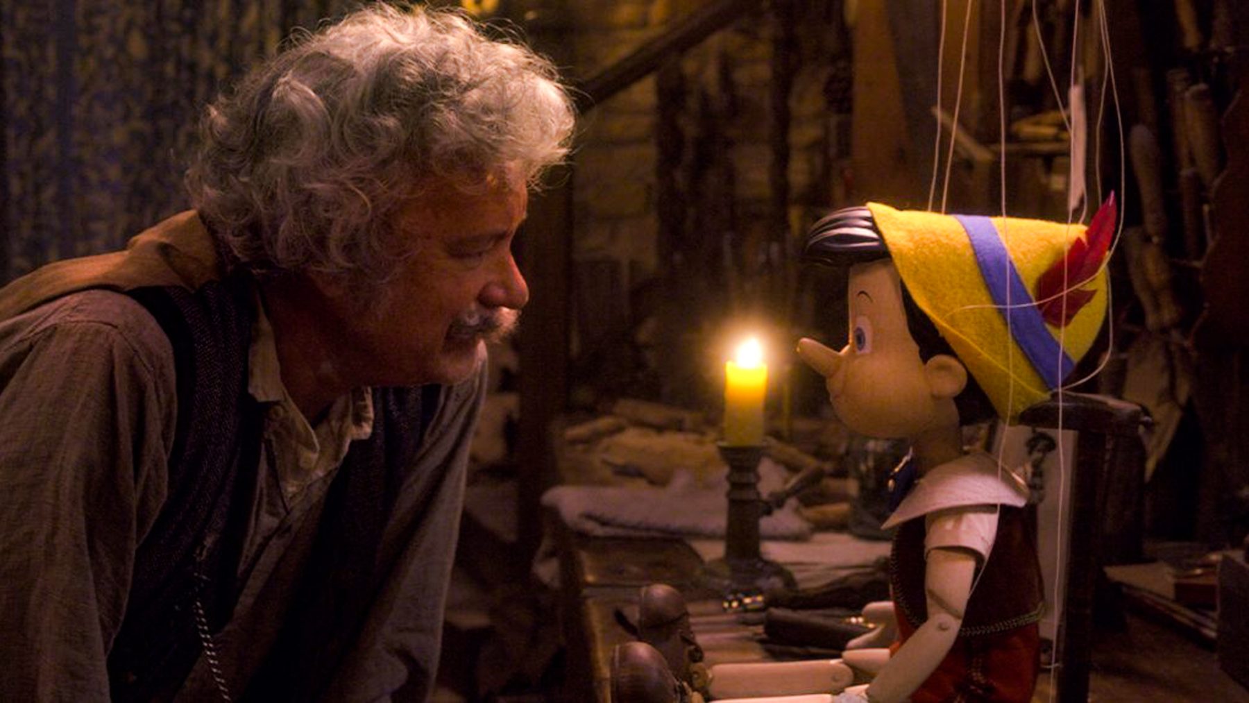Geen leugen: eerste trailer te zien van 'Pinocchio' met Tom Hanks als Geppetto