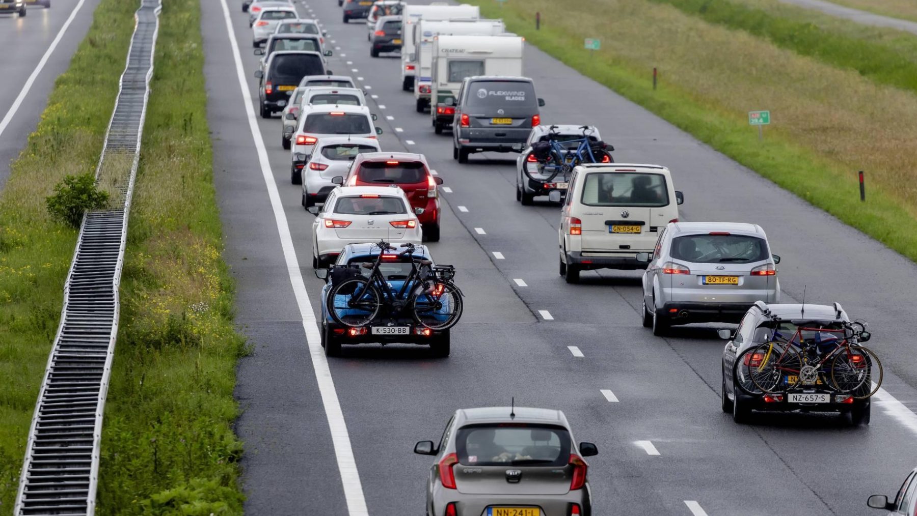 ANWB: probeer zaterdag als reisdag in de vakantie te mijden
