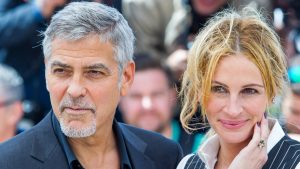 Thumbnail voor Zwijmelen bij eerste beelden George Clooney en Julia Roberts in nieuwe romantische komedie