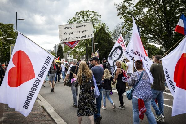 Solidariteitsdemonstratie met boeren door Eindhoven