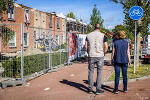 Thumbnail voor Door windhoos beschadigde woningen in Zierikzee worden gesloopt