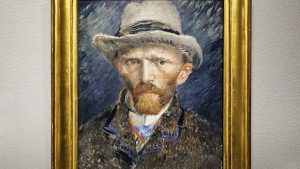 Thumbnail voor Nieuw zelfportret Vincent van Gogh ontdekt op achterkant bekend werk