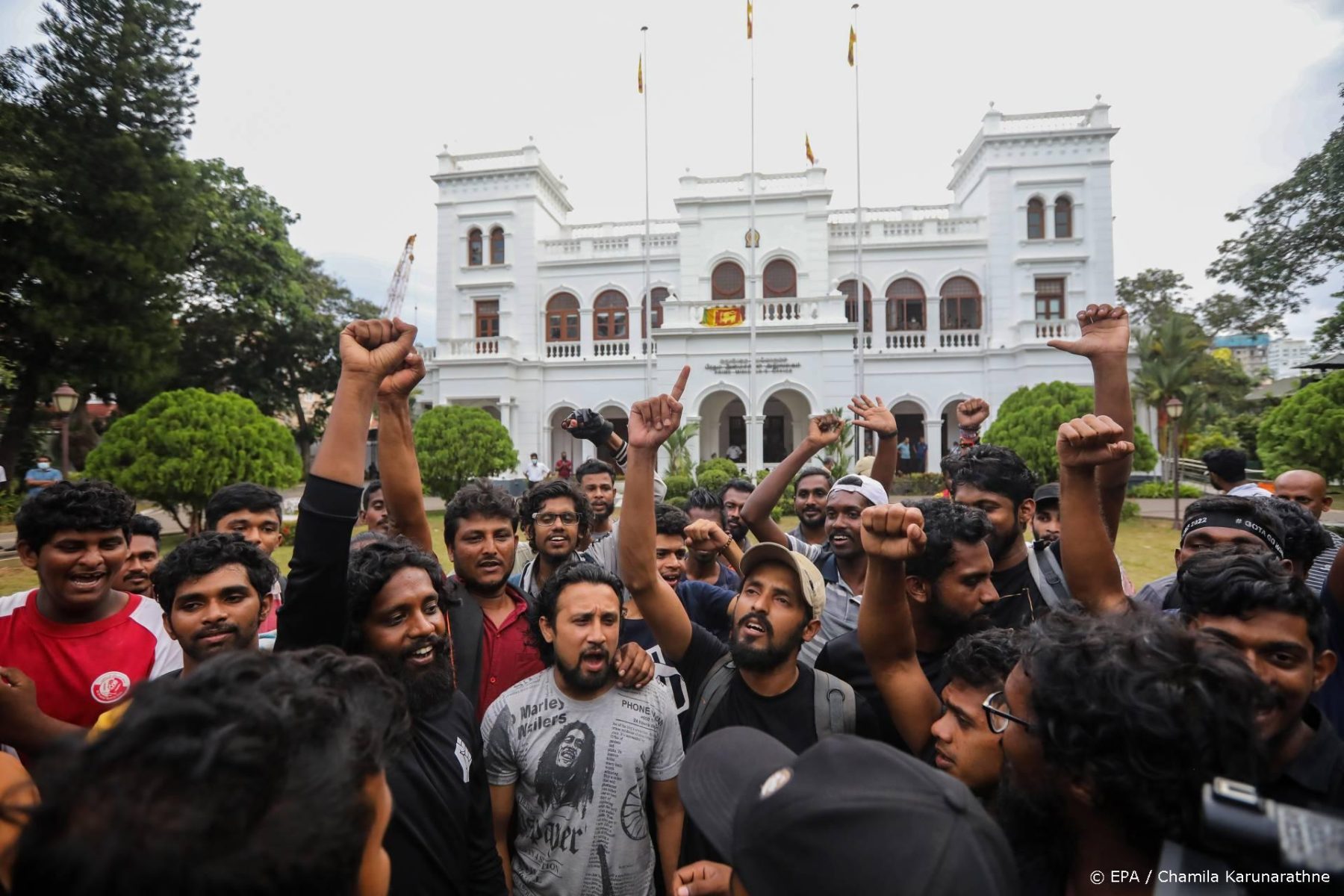 Parlement Sri Lanka accepteert ontslag gevluchte president
