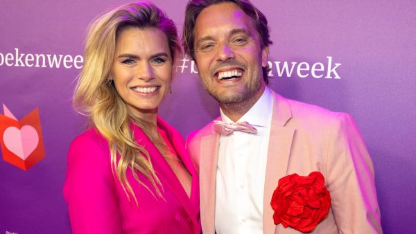 Nicolette van Dam en Bas Smit op de verjaardag van Richard Branson