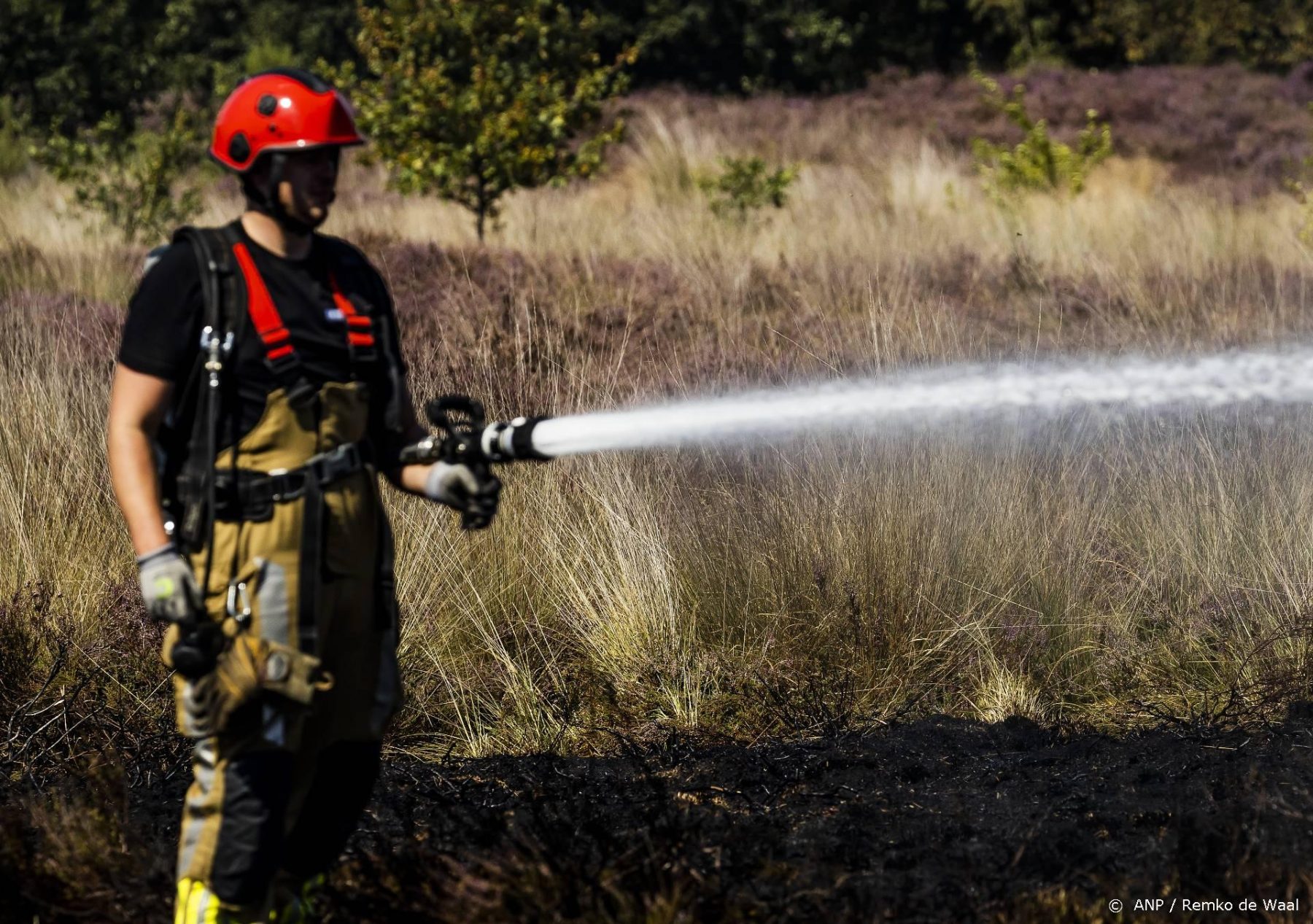 Brandweer druk met berm- en natuurbrandjes