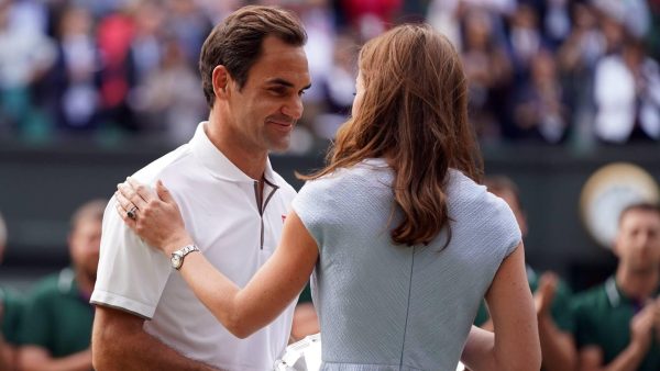 Catherine en Roger Federer slaan handen in een voor het goede doel